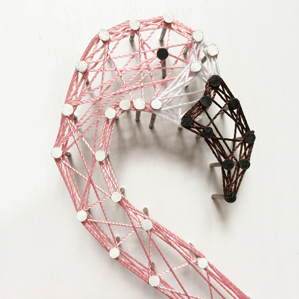 Flamingo-String art- DIY Kit