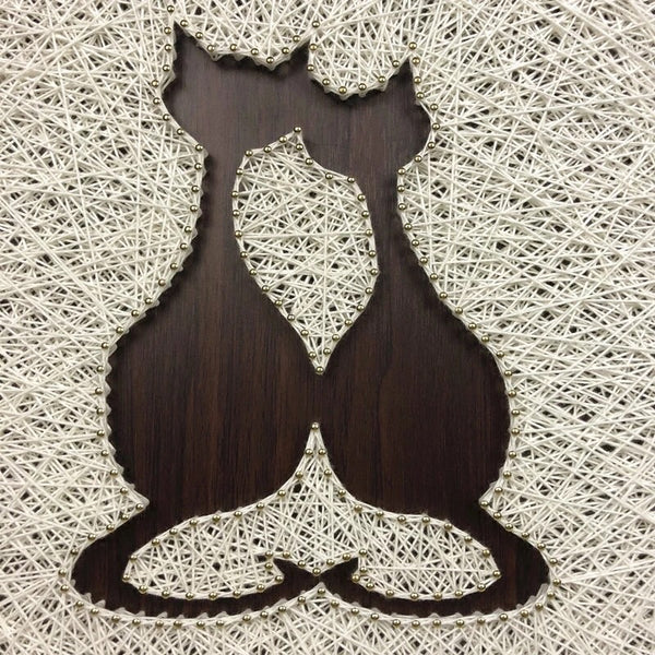 Cats-String art- DIY Kit