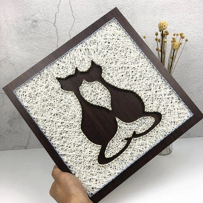 Cats-String art- DIY Kit – suncraftgifts