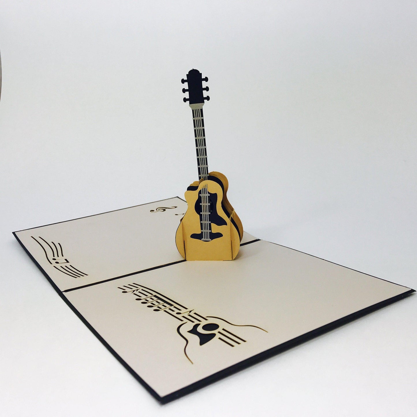 3D pop up card-Guitar