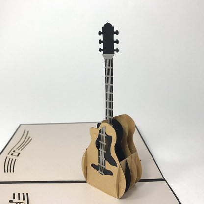 3D pop up card-Guitar