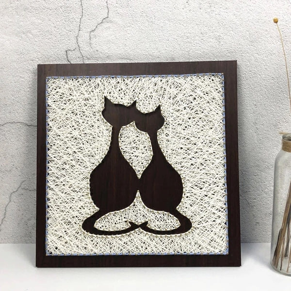 Cats-String art- DIY Kit