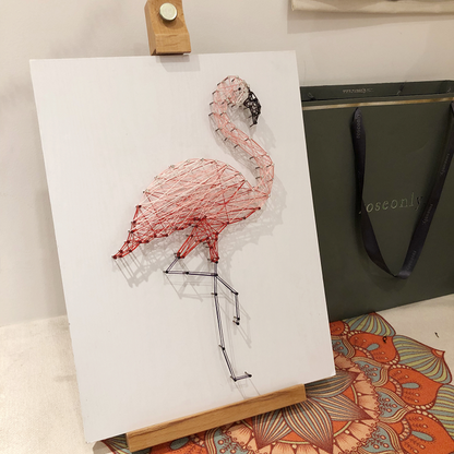 Flamingo-String art- DIY Kit